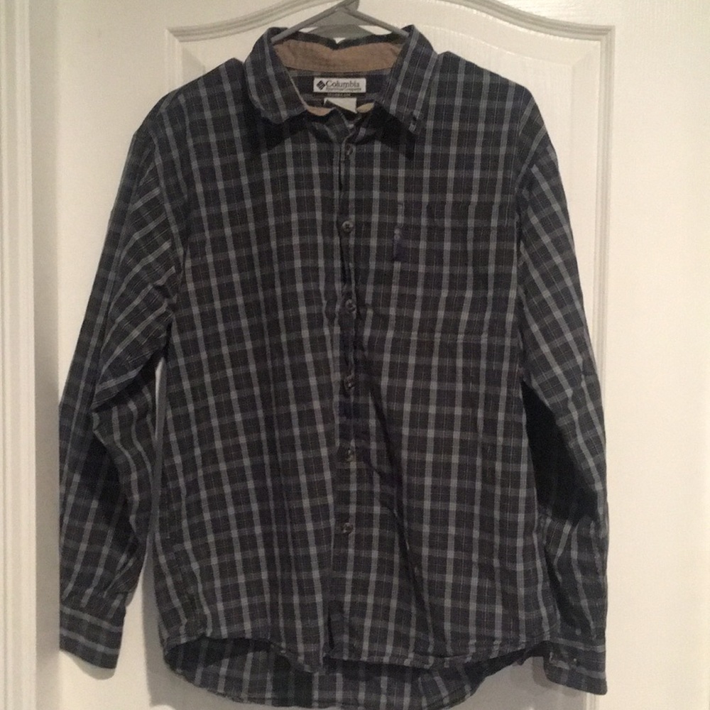 Columbia green shirt